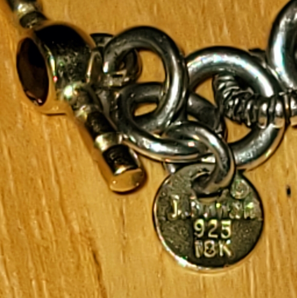 Jane bohan 925 18k Toggle Bracelet - Picture 5 of 6